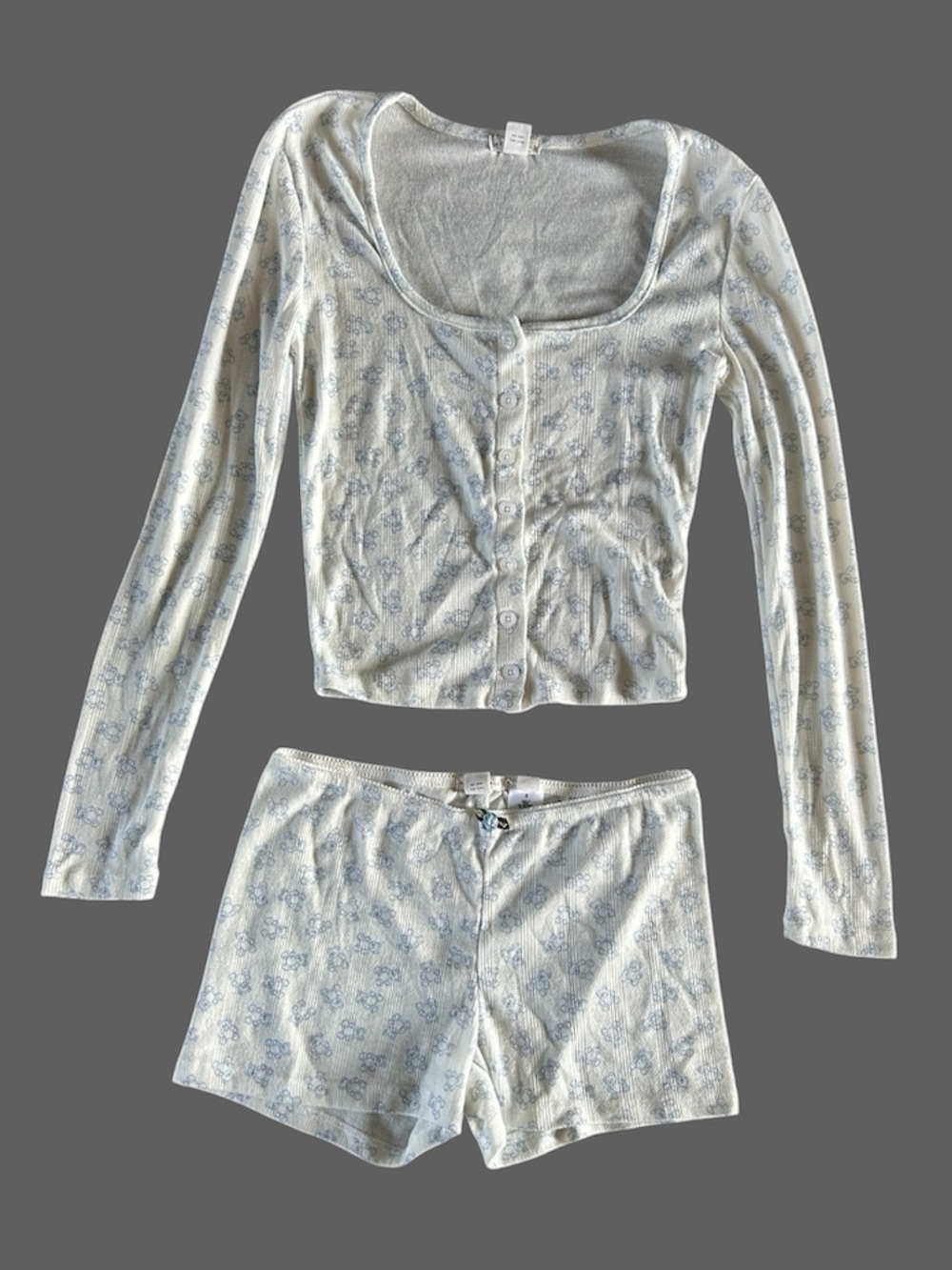[Aeropostale] 2-piece Teddy Bear Pajama Set